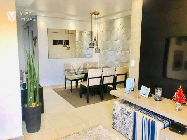 Apartamento com 3 dormitórios à venda, 86 m² por R$ 590.000,00 - Condomínio Residencial Plaza Madrid - Sorocaba/SP