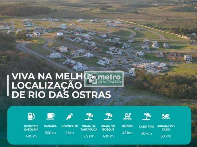 Terreno à venda, 475 m² por R$ 155.000,00 - Extensão do Bosque - Rio das Ostras/RJ