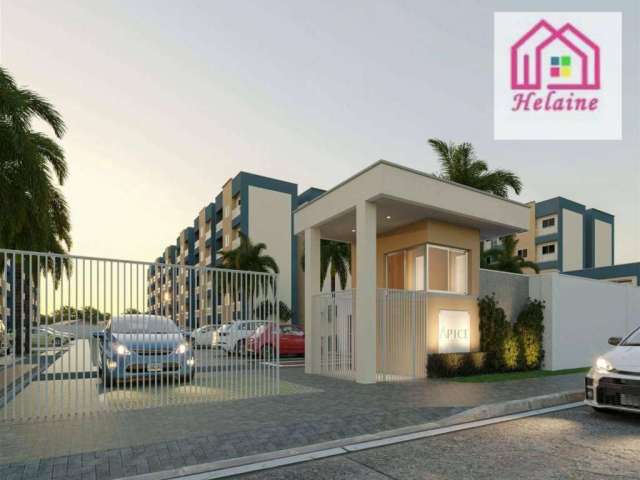 Apartamento com 2 dormitórios à venda, 51 m² por R$ 262.000,00 - Messejana - Fortaleza/CE