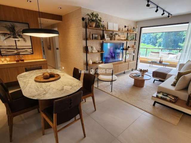 Lançamento: Apartamento de 3 suítes, na Barra da Tijuca, Gaea Home Resort, 125m², ao lado da ABM