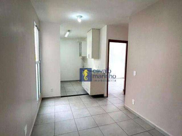 Apartamento com 2 dormitórios para alugar, 40 m² por R$ 1.259,00/mês - Reserva real - Ribeirão Preto/SP