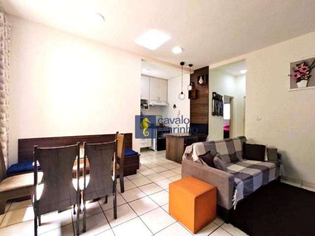 Apartamento com 2 dormitórios à venda, 58 m² por R$ 195.000 - Jardim Itaú - Ribeirão Preto/SP