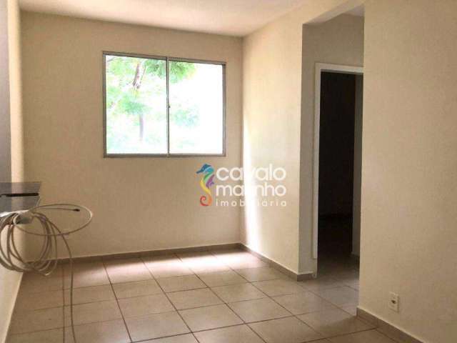 Apartamento com 2 dormitórios para alugar, 48 m² por R$ 1.420,00/mês - Reserva Sul Condomínio Resort - Ribeirão Preto/SP