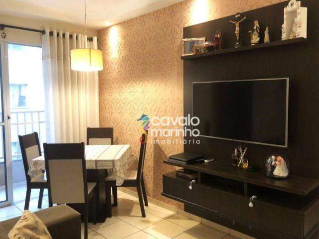 Apartamento com 2 dormitórios à venda, 46 m² por R$ 175.000 - Ipiranga - Ribeirão Preto/SP