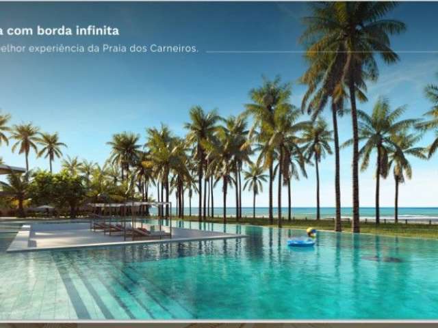 Oportunidade única de adquirir seu flat 4quartos na Beira-mar de Carneiros