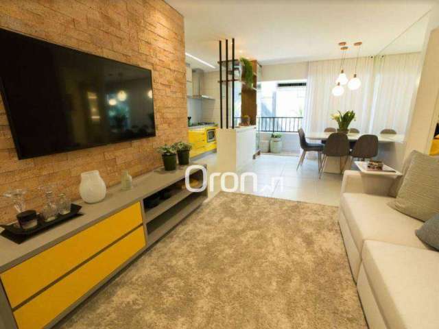 Apartamento com 2 dormitórios à venda, 64 m² por R$ 400.000,00 - Setor Negrão de Lima - Goiânia/GO