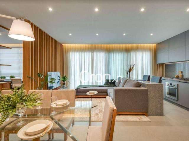 Apartamento com 3 dormitórios à venda, 100 m² por R$ 1.070.000,00 - Setor Oeste - Goiânia/GO