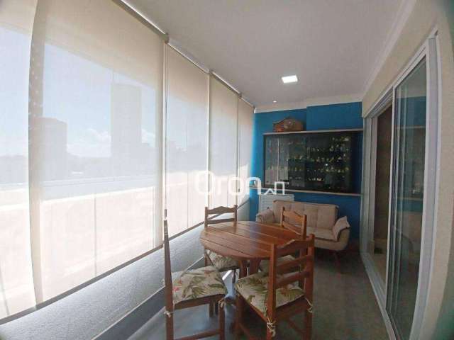 Apartamento equipado e mobiliado, com 3 dormitórios à venda, 105 m² por R$ 800.000 - Setor Aeroporto - Goiânia/GO
