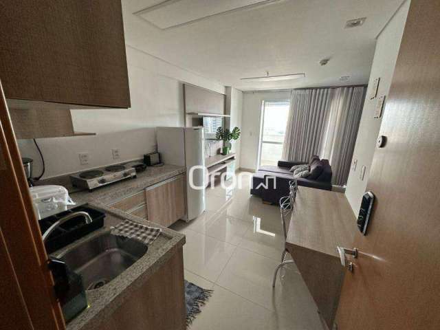 Flat mobiliado com 1 dormitório à venda, 40 m² por R$ 428.000 - Jardim Goiás - Goiânia/GO