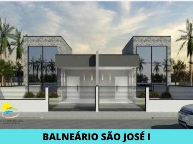 Casa com 2 dormitórios à venda, 80,73 m² por R$350.000,00 - São José - Itapoá/SC