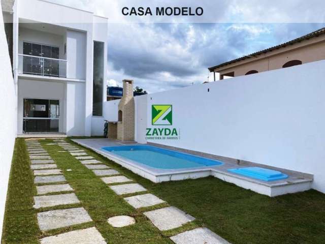 Casa independente com piscina e 02 suítes, no Centro de Barra de São João.