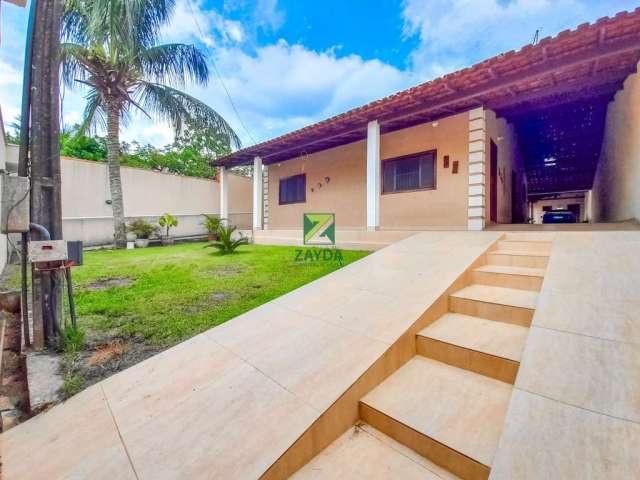 Casa linear com 02 quartos e quintal amplo, no Peixe Dourado II, em Barra de São João.