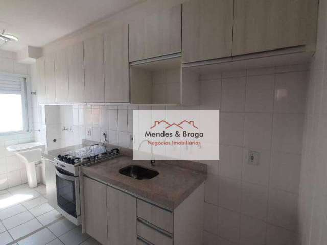 Apartamento com 2 dormitórios, 47 m² - venda por R$ 300.000,00 ou aluguel por R$ 2.100,00/mês - Bom Clima - Guarulhos/SP