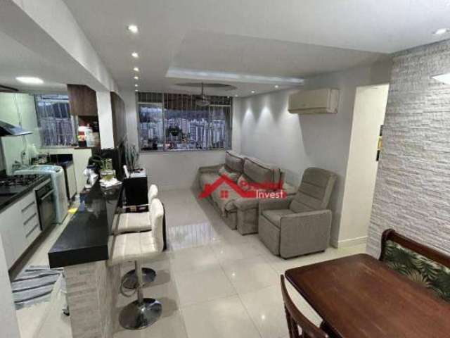 Apartamento com 2 dormitórios à venda, 60 m² por R$ 370.000,00 - Santa Rosa - Niterói/RJ