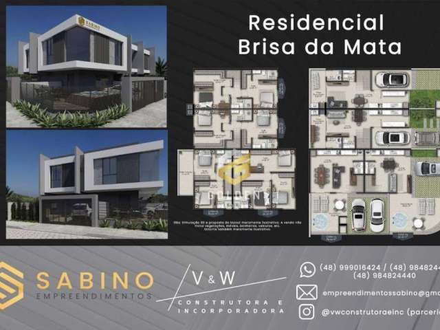Sobrado com 2 dormitórios à venda, 85 m² por R$ 590.000,00 - Zé Amândio - Bombinhas/SC