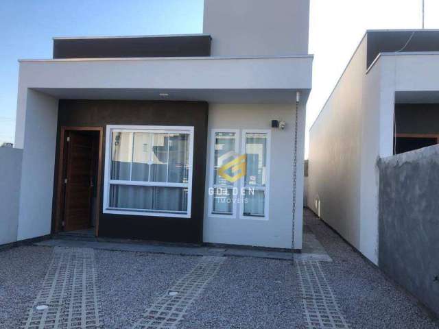 Casa com 2 dormitórios à venda, 53 m² por R$ 300.000,00 - Joaia - Tijucas/SC