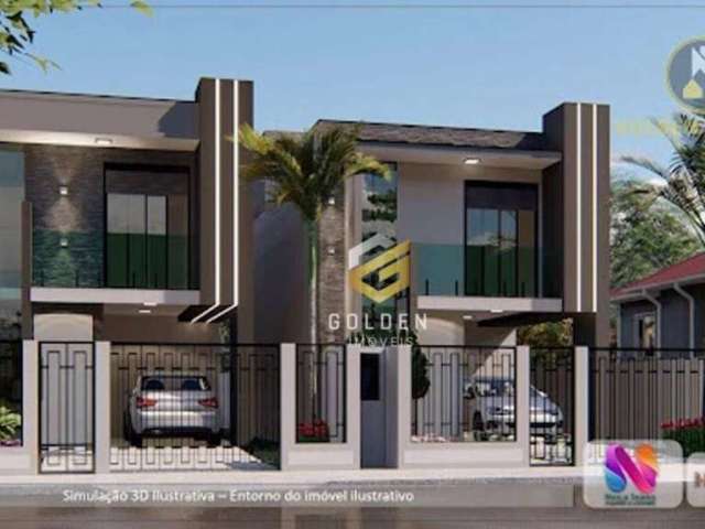 Sobrado com 3 dormitórios à venda, 111 m² por R$ 850.000,00 - Bosque da Mata - Tijucas/SC