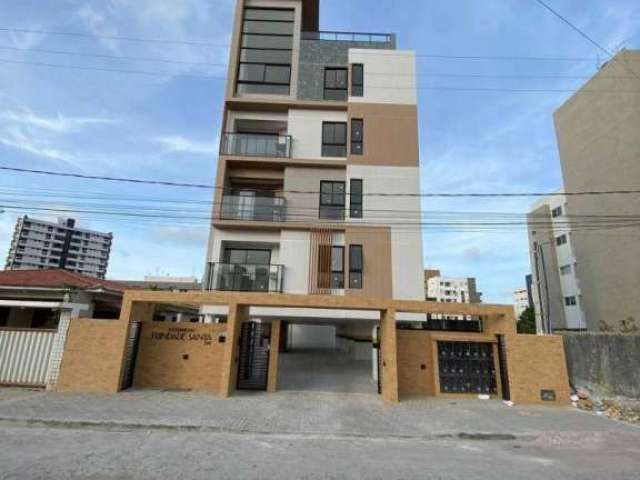 Apartamento de 57m² com 2 quartos e varanda gourmet a 300m da praia a venda por R$ 350.000 - Intermares - Cabedelo/PB