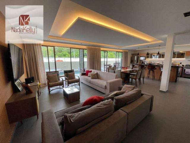 Casa em condomínio fechado  com 5 dormitórios à venda, 400 m² por R$ 2.900.000 - Loteamento Joao Paulo - Cabedelo/PB