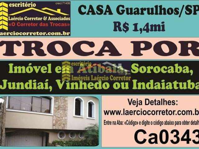 Casa para Venda em Guarulhos, Vila Galvão, 3 dormitórios, 3 suítes, 5 banheiros, 5 vagas