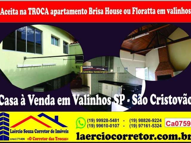 Casa para Venda em Valinhos, São Cristovão, 3 dormitórios, 1 suíte, 2 banheiros, 3 vagas