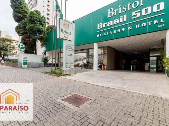 Flat com 1 dormitório à venda, 49 m² por R$ 275.000,00 - Batel - Curitiba/PR