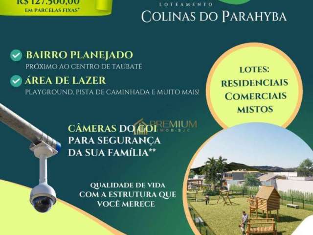 Terreno à venda, 250 m² por R$ 127.000,00 - Parque Vera Cruz - Tremembé/SP