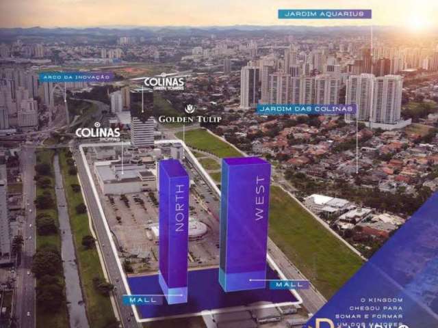 Repasse Kingdom Towers - 50,75m² - Jardim das Colinas -