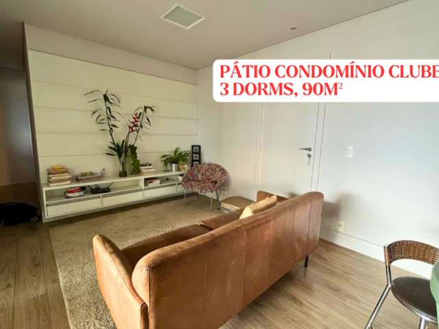 Pátio Condomínio Clube, 3 dormitórios, 90 m²