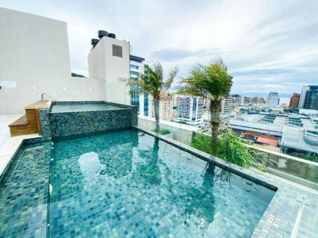 Apartamento novo com vista parcial para o mar, com 3 suítes e 3 vagas, A Venda - Beira Mar, Florianópolis SC