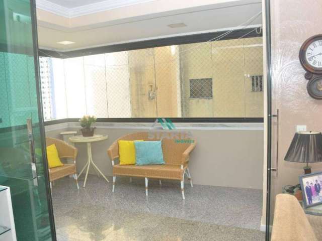 Apartamento com 4 dormitórios para alugar, 150 m² por R$ 6.800,00/mês - Meireles - Fortaleza/CE
