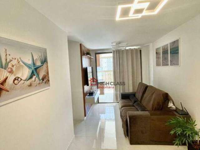 Apartamento com 3 dormitórios para alugar, 91 m² por R$ 5.410,00/mês - Praia da Costa - Vila Velha/ES