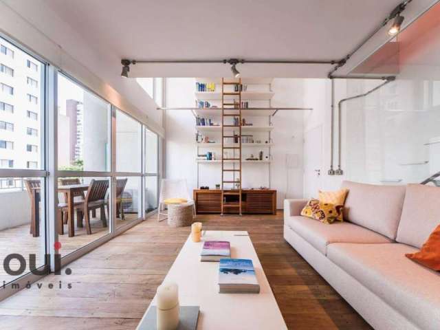 Loft com 1 dormitório à venda, 74 m² por R$ 1.850.000,00 - Vila Nova Conceição - São Paulo/SP