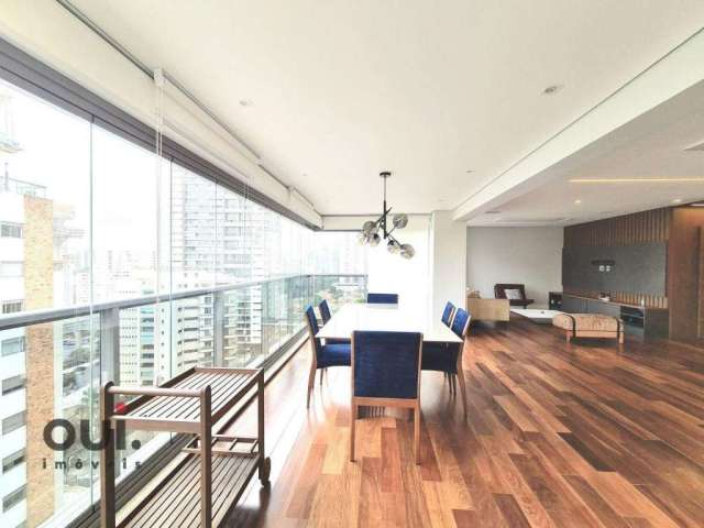 Apartamento com 3 dormitórios, 192 m² - venda por R$ 3.800.000 ou aluguel por R$ 25.769/mês - Campo Belo - São Paulo/SP