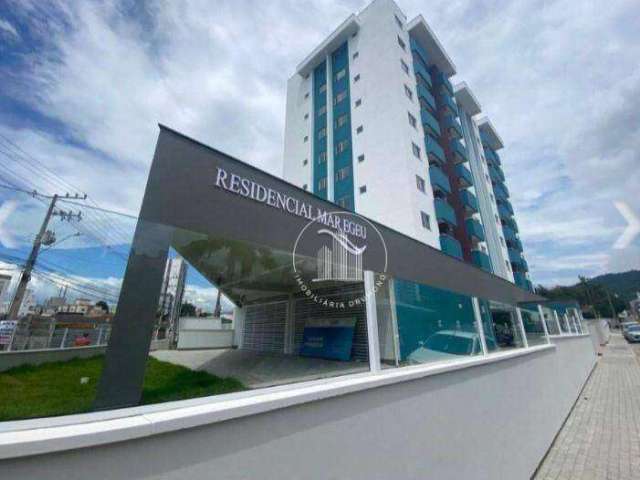 Apartamento Novo com 2 dormitórios à venda por R$ 400.000 - Passa Vinte - Palhoça/SC