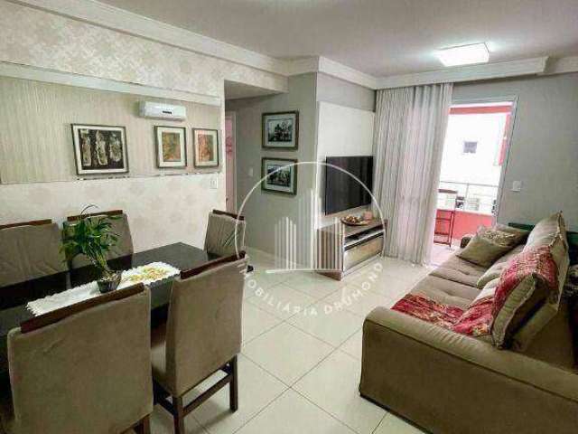 Apartamento com 3 dormitórios à venda, 104 m² por R$ 690.000,00 - Barreiros - São José/SC