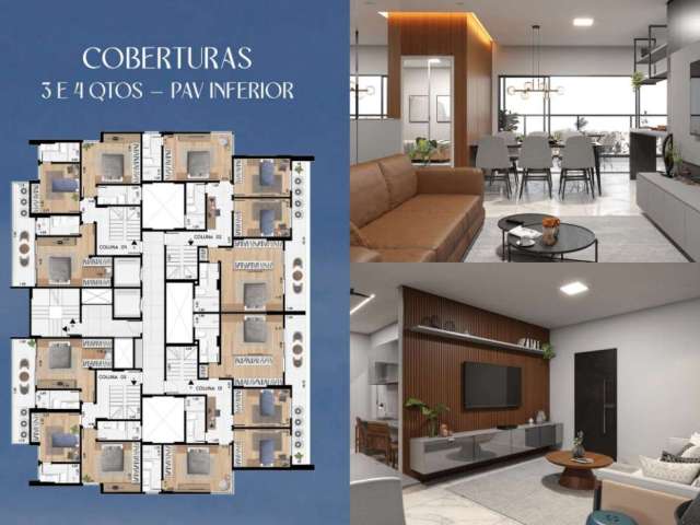 Cobertura com 3 quartos à venda na Rua Luz Interior, Estrela Sul, Juiz de Fora, 206 m2 por R$ 1.649.900