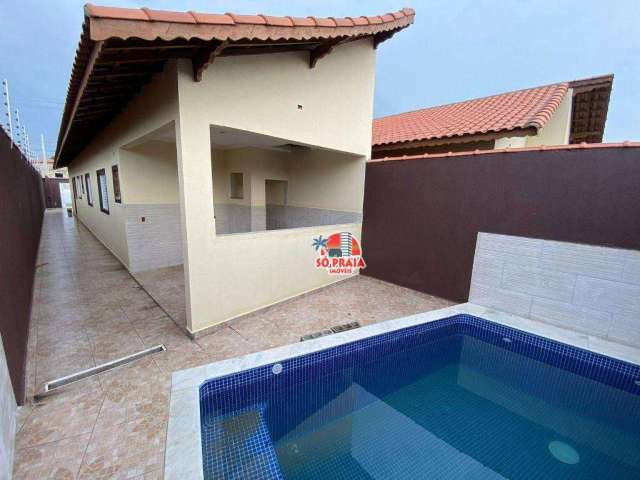 Casa com 3 dormitórios à venda, 78 m² por R$ 390.000,00 - Itaóca - Mongaguá/SP