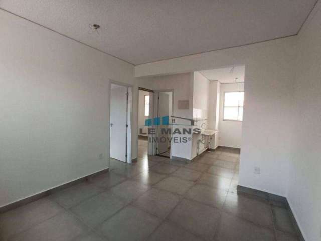Apartamento com 2 dormitórios para alugar, 48 m² por R$ 919,32/mês - Parque Orlanda I - Piracicaba/SP