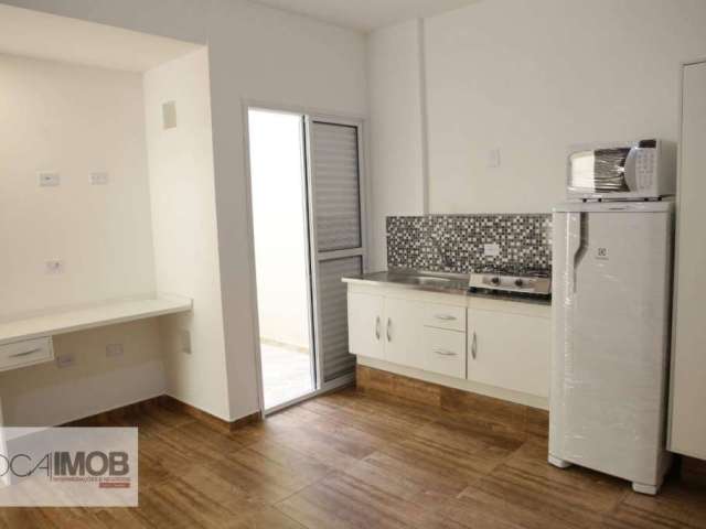 Kitnet com 1 dormitório para alugar, 27 m² por R$ 1.405,00/mês - Bangu - Santo André/SP