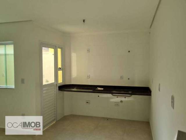 Apartamento com 2 dormitórios à venda, 64 m² por R$ 370.000,00 - Vila Alzira - Santo André/SP