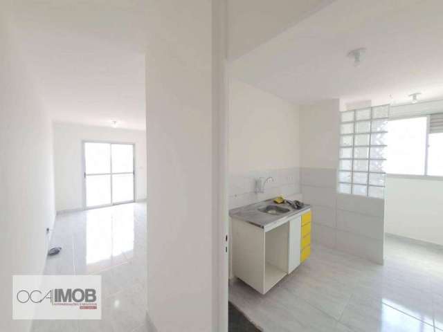 Apartamento com 2 dormitórios para alugar, 55 m² por R$ 1.673,28/mês - Jardim do Estádio - Santo André/SP
