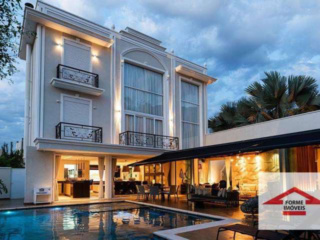 Casa Resort com 3 suítes à venda no Condomínio Quintas do Lago, 488 m² por R$ 5.840.000 - Jardim Novo Mundo - Jundiaí/SP