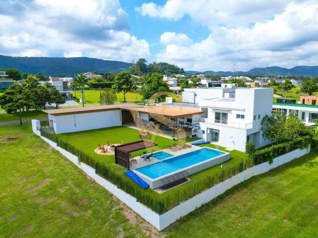 Casa com 5 dormitórios à venda, 960 m² por R$ 8.500.000 - Portal do Japy Golf Clube - Cabreúva/SP - Focus Gestão Imobiliária