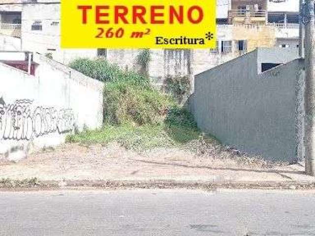 Terreno, 260 m² Escriturado - venda por R$ 739.000 ou aluguel por R$ 2.500 - Vila Rio - Guarulhos/SP