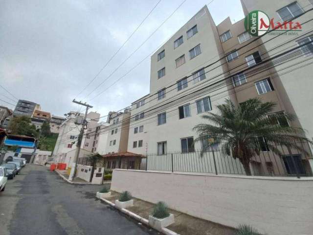 Apartamento com 2 dormitórios à venda, 47 m² por R$ 165.000 - Teixeiras/ JF