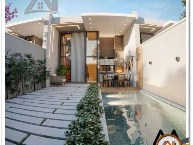 Casa à venda, 103 m² por R$ 420.000,00 - Precabura - Eusébio/CE