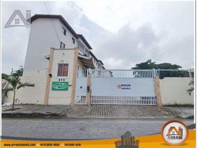 Apartamento com 3 dormitórios à venda, 63 m² por R$ 200.000 - Tamatanduba - Eusébio/CE