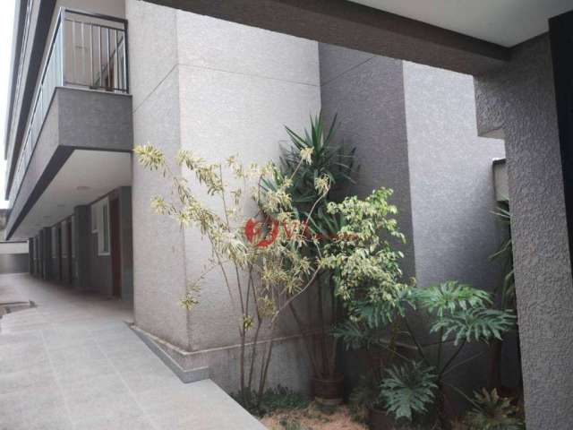 Apartamento com 2 dormitórios para alugar, 37 m² por R$ 1.739,00/mês - Cidade Patriarca - São Paulo/SP