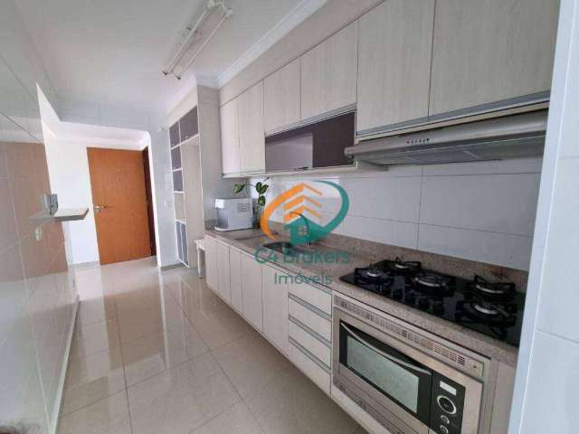 Apartamento com 3 dormitórios para alugar, 83 m² por R$ 3.790,00/mês - Jardim Barbosa - Guarulhos/SP